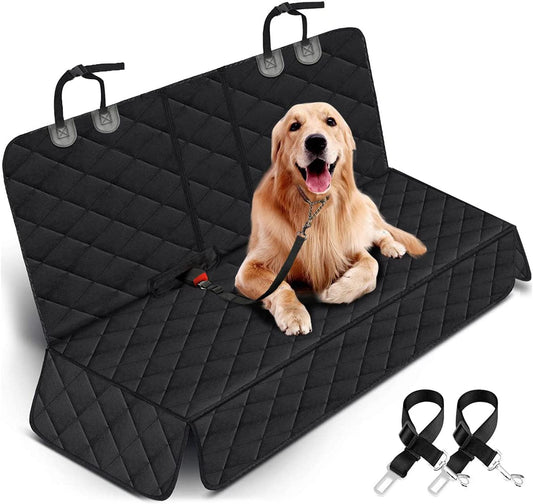 Ultimate Waterproof Dog Car Seat Cover - Non-Slip, Scratch Resistant, and Adjustable for Most Cars, Trucks, and SUVs - Perfect for Pets and Kids!